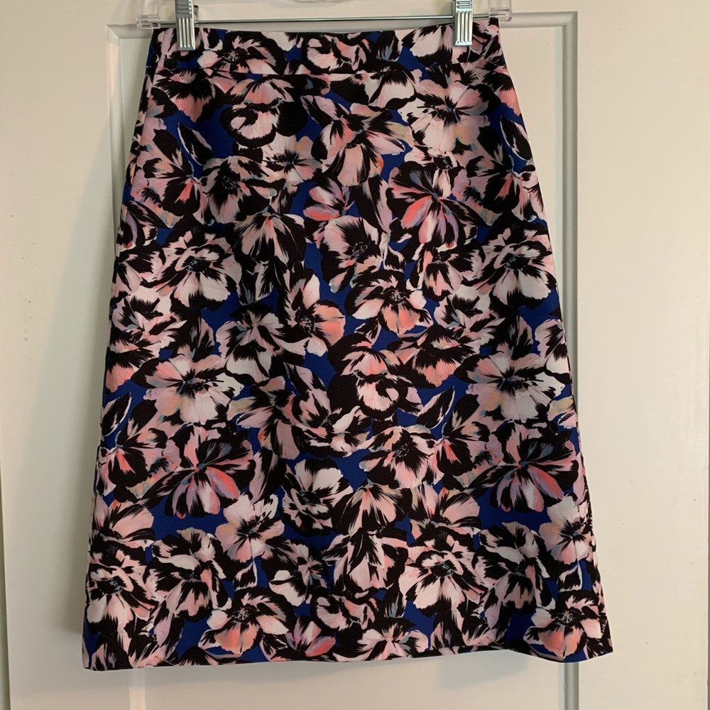 Tropical print J. Crew skirt size 0